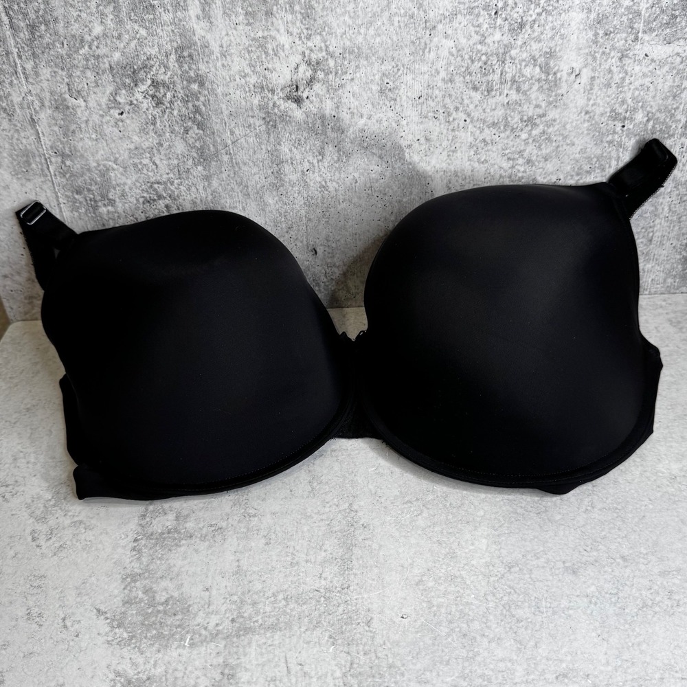 Torrid Perfect T Boost Black Push Up Underwire Bra 42H 11576753 Plus Size